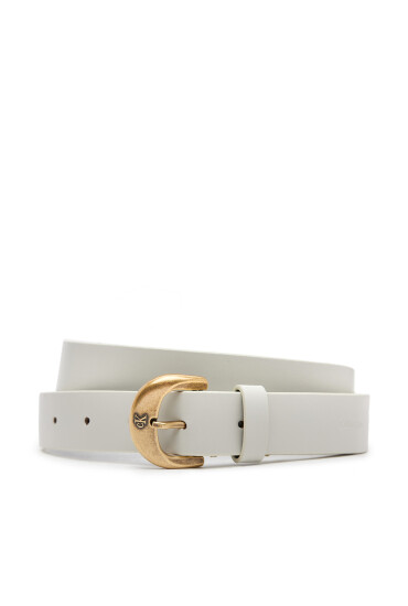 Calvin Klein Jeans Дамски колан Casual Pin Buckle 25Mm LV04K7009G Бял - Mera.bg