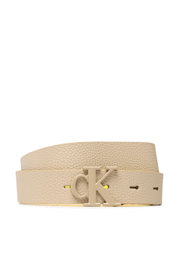 Calvin Klein Jeans Дамски колан Mono Hardware Leather Belt 2.5mm K60K610365 Златист - Mera.bg