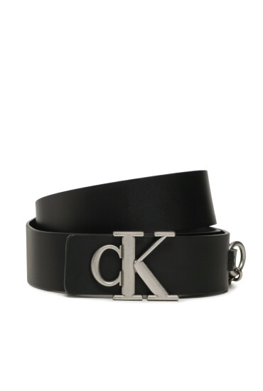Calvin Klein Jeans Дамски колан Mono Hardware Leather Belt 30mm K60K610363 Черен - Mera.bg