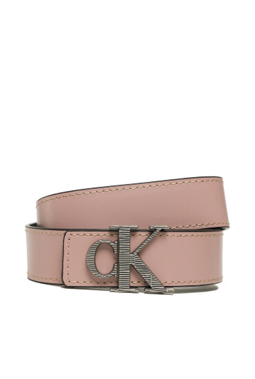 Calvin Klein Jeans Дамски колан Mono Hardware Leather Belt 30mm K60K610364 Розов - Mera.bg
