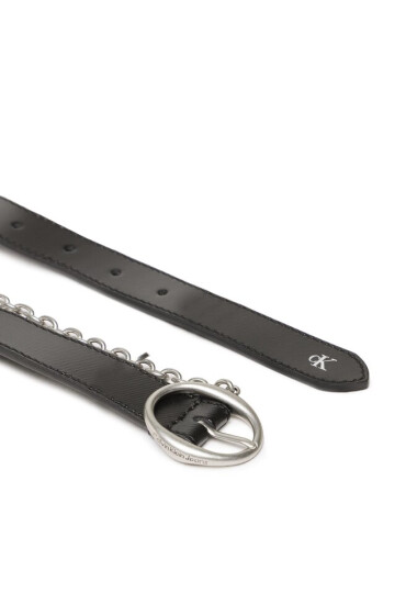 Calvin Klein Jeans Дамски колан Round Classic Belt Chain 25mm K60K610360 Черен - Mera.bg