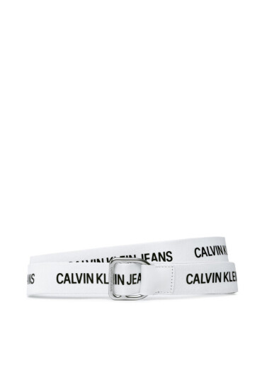 Calvin Klein Jeans Дамски колан Slider Webbing Belt 30mm K60K608292 Бял - Mera.bg