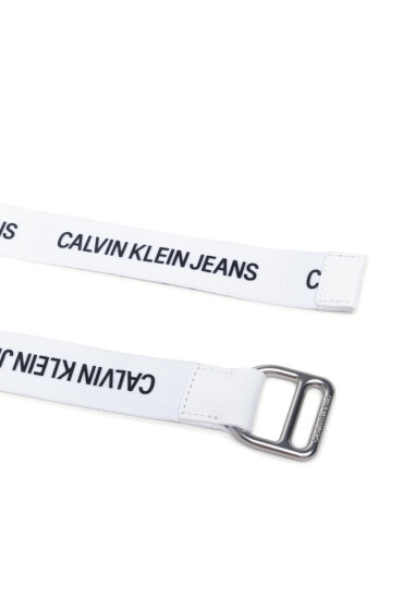 Calvin Klein Jeans Дамски колан Slider Webbing Belt 30mm K60K608292 Бял - Mera.bg