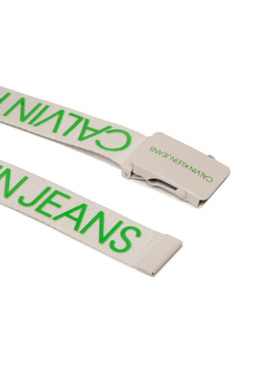 Calvin Klein Jeans Детски колан Canvas Logo Belt IU0IU00125 Бежов - Mera.bg