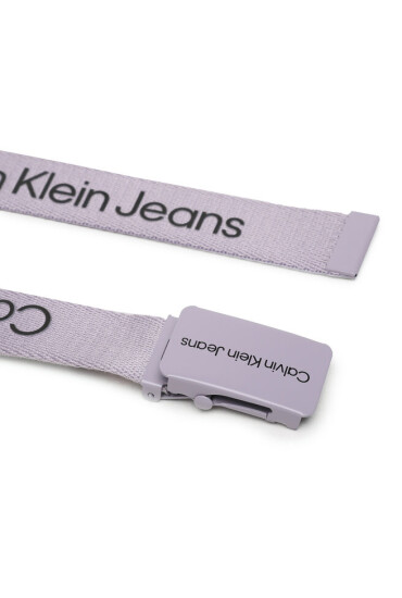 Calvin Klein Jeans Детски колан Canvas Logo Belt IU0IU00125 Виолетов - Mera.bg