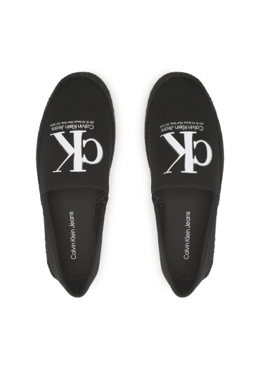 Calvin Klein Jeans Еспадрили Espadrille Ess Monogram YM0YM00654 Черен - Mera.bg