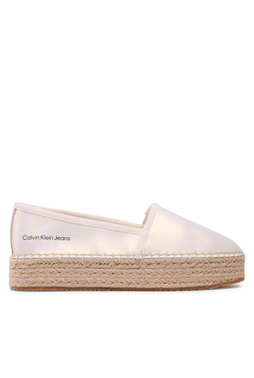 Calvin Klein Jeans Еспадрили Espadrille Flatform Ny Pearl YW0YW01241 Creamy White/Eggshell YBI - Mera.bg