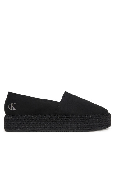 Calvin Klein Jeans Еспадрили Flatform Esdparille Mg/Hdw YW0YW01737 Черен - Mera.bg