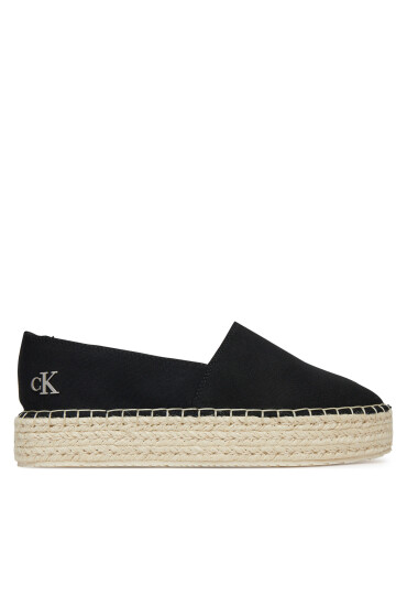 Calvin Klein Jeans Еспадрили Flatform Esdparille Mg/Hdw YW0YW01737 Черен - Mera.bg