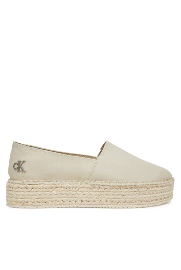 Calvin Klein Jeans Еспадрили Flatform Esdparille Mg/Hdw YW0YW01737 Екрю - Mera.bg