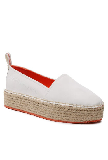 Calvin Klein Jeans Еспадрили Flatform Espadrille Soft Ny YW0YW00989 White YBR - Mera.bg