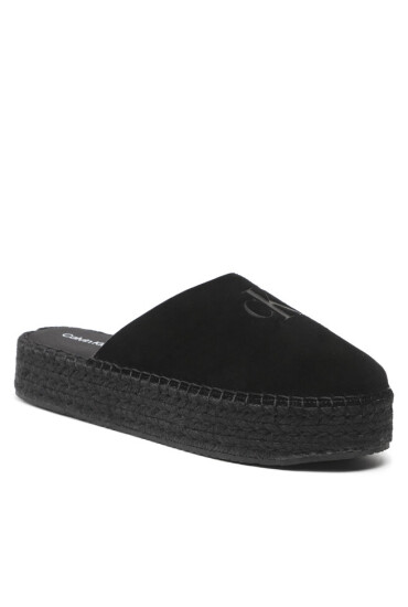 Calvin Klein Jeans Еспадрили Flatform Rope Mule Su Con YW0YW00986 Black BDS - Mera.bg