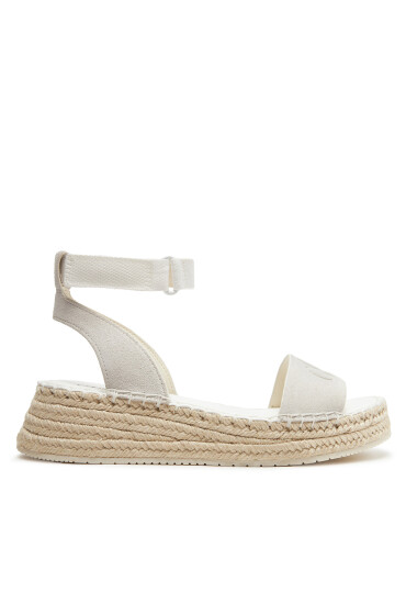 Calvin Klein Jeans Еспадрили Sporty Wedge Rope Su Con YW0YW00977 Екрю - Mera.bg