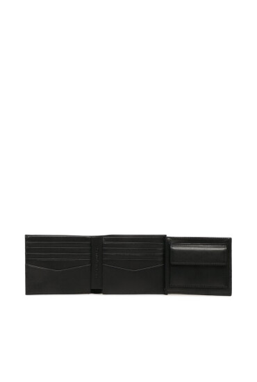 Calvin Klein Jeans Голям мъжки портфейл Logo Plaque Bifold Extra K50K510131 BDS - Mera.bg
