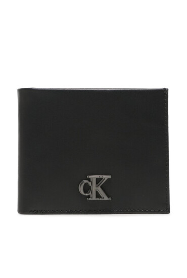 Calvin Klein Jeans Голям мъжки портфейл Mono Hrdw Bifold/Wcoin K50K510718 BDS - Mera.bg