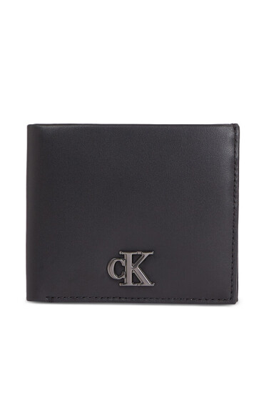 Calvin Klein Jeans Голям мъжки портфейл Mono Hrdw Bifold/Wcoin K50K510718 BDS - Mera.bg