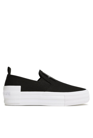 Calvin Klein Jeans Гуменки Bold Vulc Flat Slipon YW0YW01040 Черен - Mera.bg