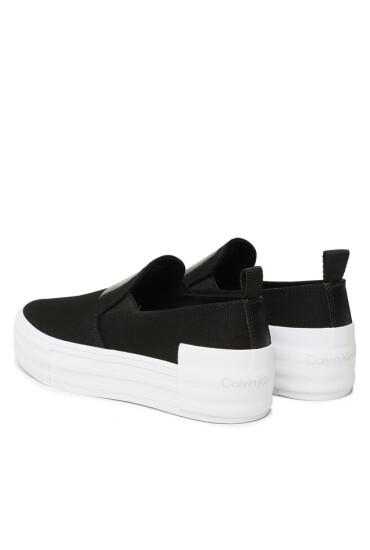 Calvin Klein Jeans Гуменки Bold Vulc Flat Slipon YW0YW01040 Черен - Mera.bg