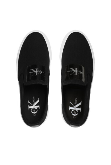 Calvin Klein Jeans Гуменки Bold Vulc Flat Slipon YW0YW01040 Черен - Mera.bg