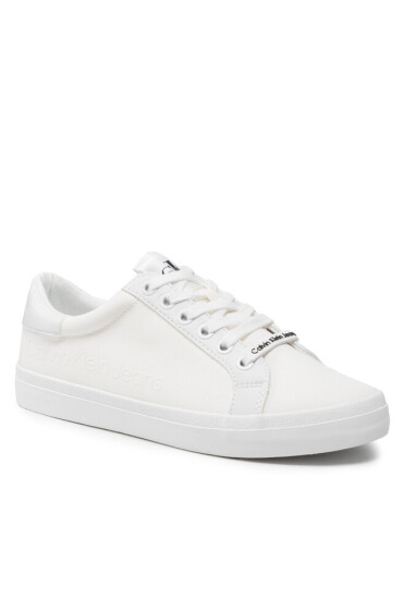 Calvin Klein Jeans Гуменки Low Profile Sneaker Laceup Co YW0YW00057 Бял - Mera.bg
