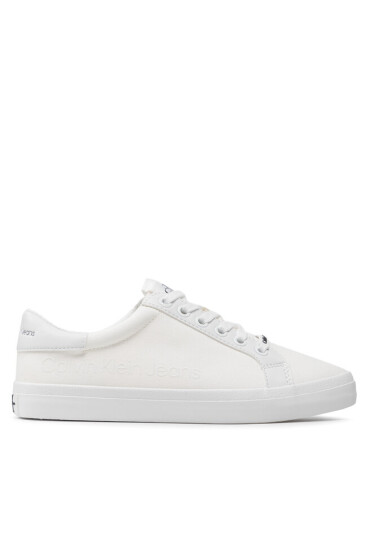 Calvin Klein Jeans Гуменки Low Profile Sneaker Laceup Co YW0YW00057 Бял - Mera.bg