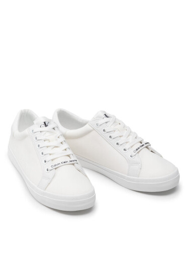 Calvin Klein Jeans Гуменки Low Profile Sneaker Laceup Co YW0YW00057 Бял - Mera.bg