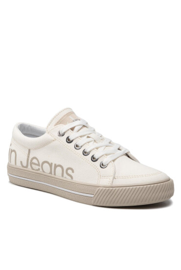 Calvin Klein Jeans Гуменки Retro Vulcanized Low 2 YW0YW00485 Бял - Mera.bg