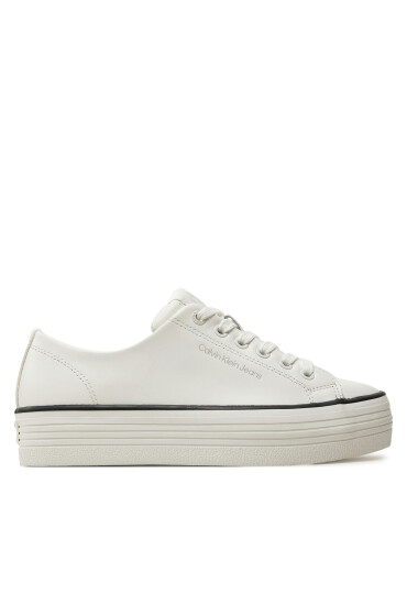 Calvin Klein Jeans Гуменки Bold Vulc Flatf Low Lth In YW0YW01633 Бял - Mera.bg
