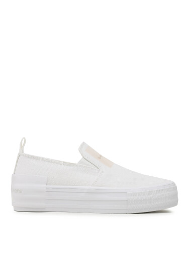 Calvin Klein Jeans Гуменки Bold Vulc Flatf Slipon Wn YW0YW01040 Бял - Mera.bg