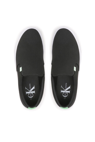 Calvin Klein Jeans Гуменки Vulc Flatf Bold Slipon Fluo Cont YW0YW00905 Черен - Mera.bg