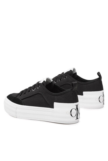 Calvin Klein Jeans Гуменки Vulc Flatform Bold Irreg Lines YW0YW00903 Черен - Mera.bg
