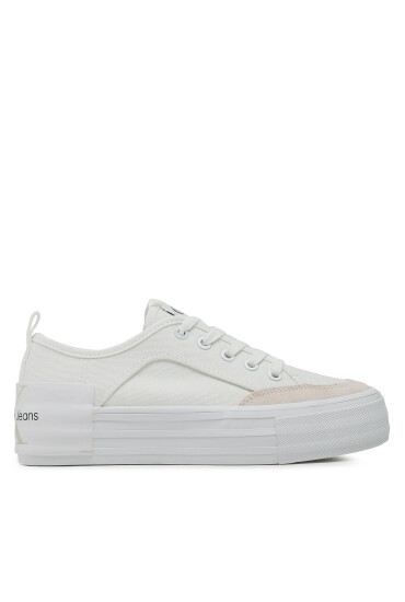 Calvin Klein Jeans Гуменки Vulc Flatform Bold Irreg Lines YW0YW00903 Екрю - Mera.bg
