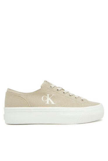 Calvin Klein Jeans Гуменки Vulc Flatform Low Cv Mg YW0YW01763 Бежов - Mera.bg