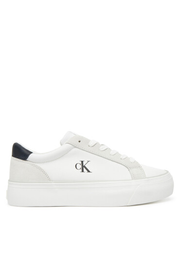 Calvin Klein Jeans Гуменки Vulc Flatform Mg Nylon Mix YW0YW01896 Бял - Mera.bg