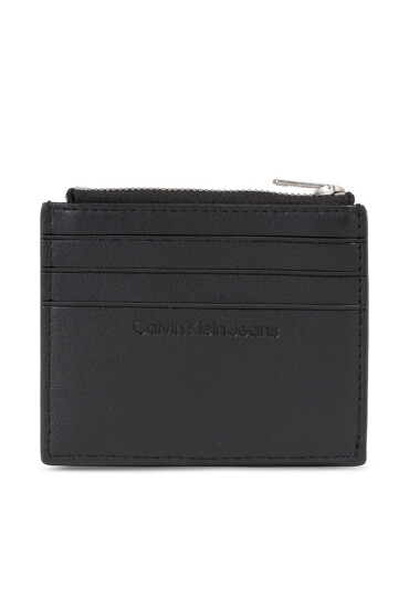 Calvin Klein Jeans Калъф за кредитни карти Sculpted Cardcase 6Cc Mono K60K608399 Black With Rose 01F - Mera.bg