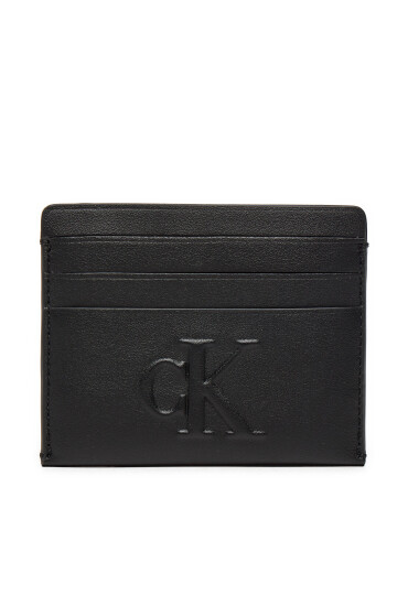 Calvin Klein Jeans Калъф за кредитни карти Sculpted Cardcase K60K612747 Черен - Mera.bg