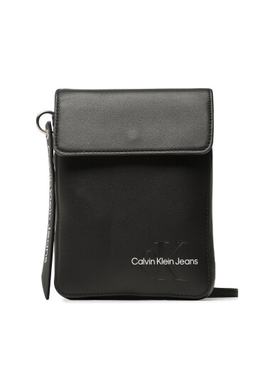 Calvin Klein Jeans Калъф за телефон Sculpted N/S Phone Xbody Tag K60K610608 Черен - Mera.bg