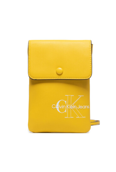 Calvin Klein Jeans Чантичка за телефон Sculpted Phone Xbody Two Tone K60K609350 Жълт - Mera.bg