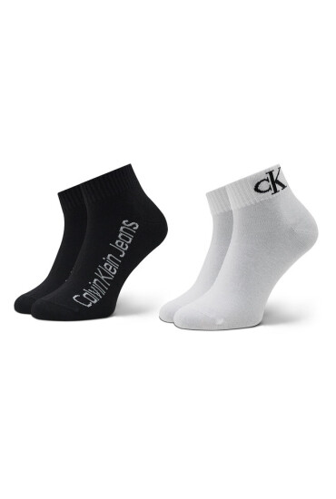 Calvin Klein Jeans Комплект 2 чифта дълги чорапи мъжки 701219841 Цветен - Mera.bg