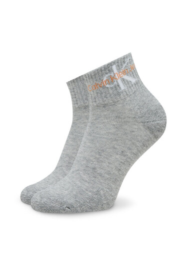 Calvin Klein Jeans Комплект 2 чифта къси чорапи дамски 701225317 Orange / Grey 002 - Mera.bg