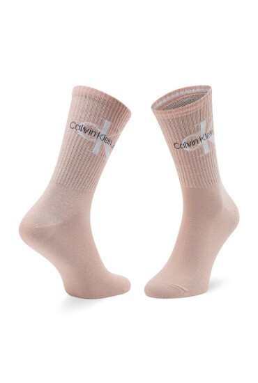 Calvin Klein Jeans Комплект 4 чифта дълги чорапи дамски 701219844 Pink Combo 003 - Mera.bg