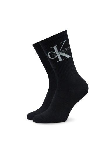 Calvin Klein Jeans Комплект 4 чифта дълги чорапи дамски 701224131 Black Combo 001 - Mera.bg