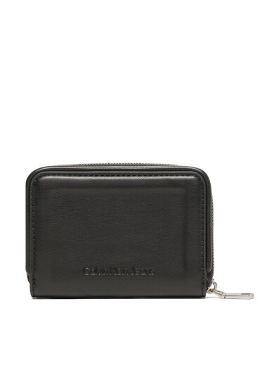 Calvin Klein Jeans Малък дамски портфейл Sculpted Med Zip Around Pipping K60K610353 BDS - Mera.bg