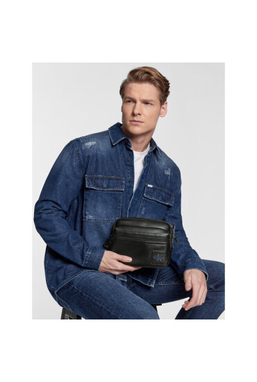 Calvin Klein Jeans Мъжка чантичка Tagged Pouch W/Keyfob K50K510133 BDS - Mera.bg