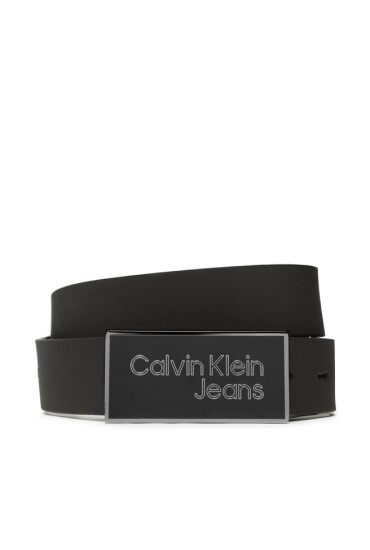 Calvin Klein Jeans Мъжки колан Logo Plaque Leather Belt 35mm K50K510161 BDS - Mera.bg