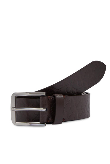 Calvin Klein Jeans Мъжки колан Classic Flat Lthr Belt 35Mm Aop K50K511518 Кафяв - Mera.bg