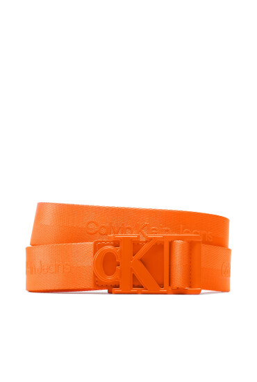 Calvin Klein Jeans Мъжки колан Monogram Logo Webbing Belt 35Mm K50K510475 Оранжев - Mera.bg