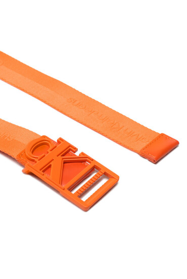 Calvin Klein Jeans Мъжки колан Monogram Logo Webbing Belt 35Mm K50K510475 Оранжев - Mera.bg