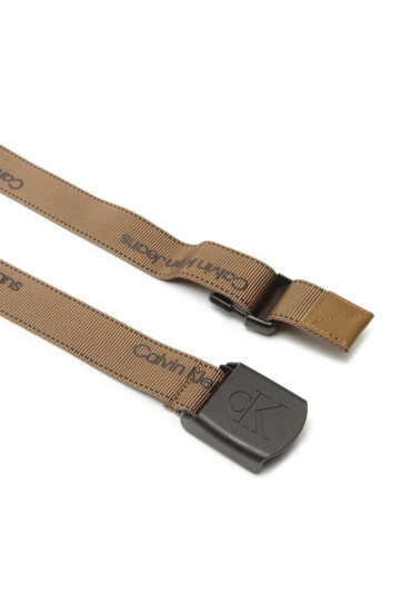 Calvin Klein Jeans Мъжки колан Plaque Logo Webbing Belt 38Mm K50K510473 Каки - Mera.bg