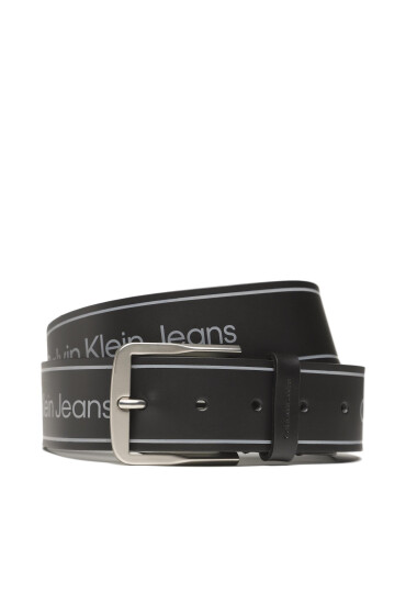 Calvin Klein Jeans Мъжки колан Round Classic Belt Aop 40Mm K50K510159 Черен - Mera.bg